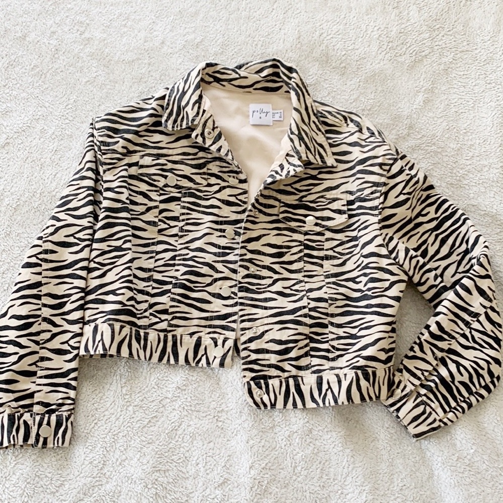 Princess Polly | Zebra Denim Jacket